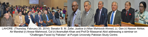Speakers Highlight Challenges Faced By Pakistan University Of The Punjab Press Release