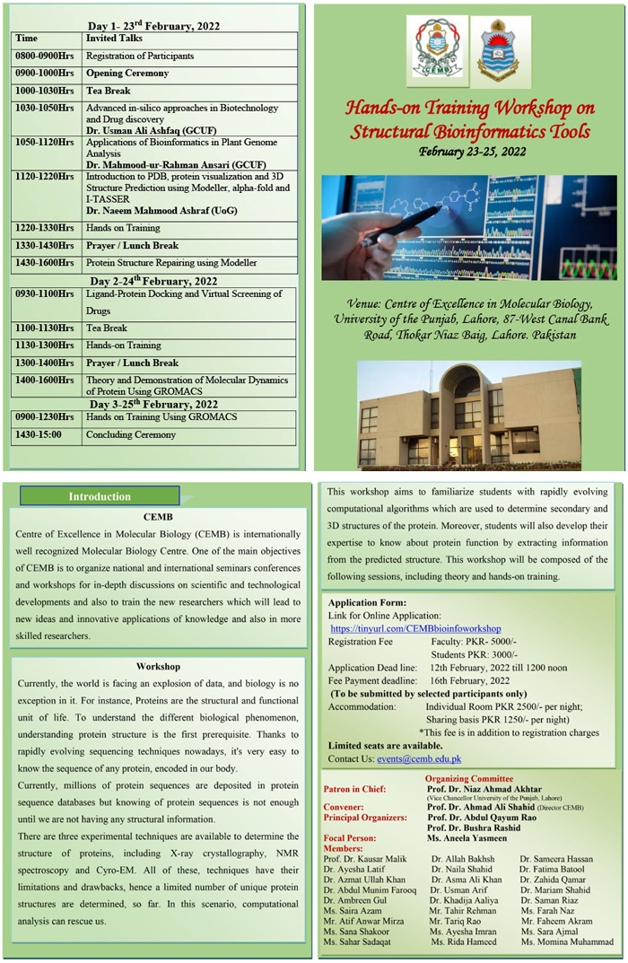 http://pu.edu.pk/images/image/press/February-22/Hands-on%20Training%20Workshop%20on%20Structural%20Bioinformatics%20Tools.jpg