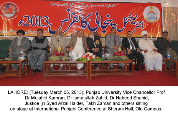 Int’l Punjabi Conference kicks off at PU - University of the Punjab ...