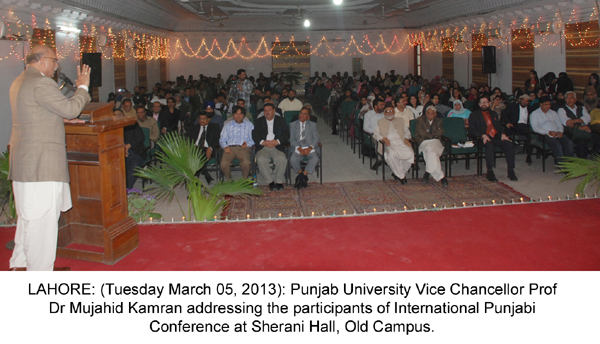 Int’l Punjabi Conference kicks off at PU - University of the Punjab ...