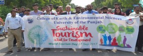 PU CEES organizes walk to mark World Tourism Day