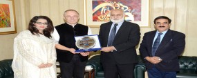 German Academician visits PU