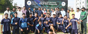 PU wins 1st position in HEC Tug of War competition
