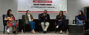 Panel Discussion on “Violence against Women: A Public Health Concern”