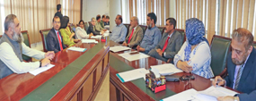 PU ORIC conducts meeting on evaluation of research projects